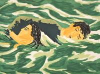 Richard Bosman The Rescue Woodcut, Signed Edition - Sold for $1,875 on 01-29-2022 (Lot 356).jpg